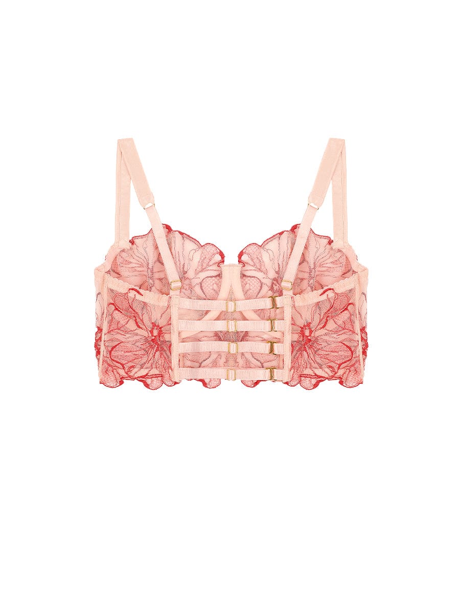 FleurOfEngland Rosa Longline Bra