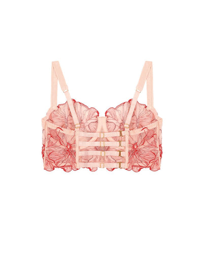 FleurOfEngland Rosa Longline Bra