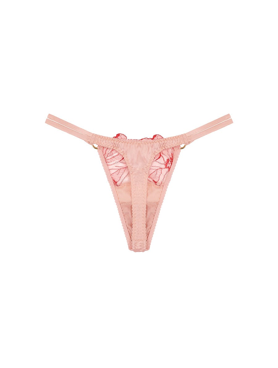 FleurOfEngland Rosa Silk Thong