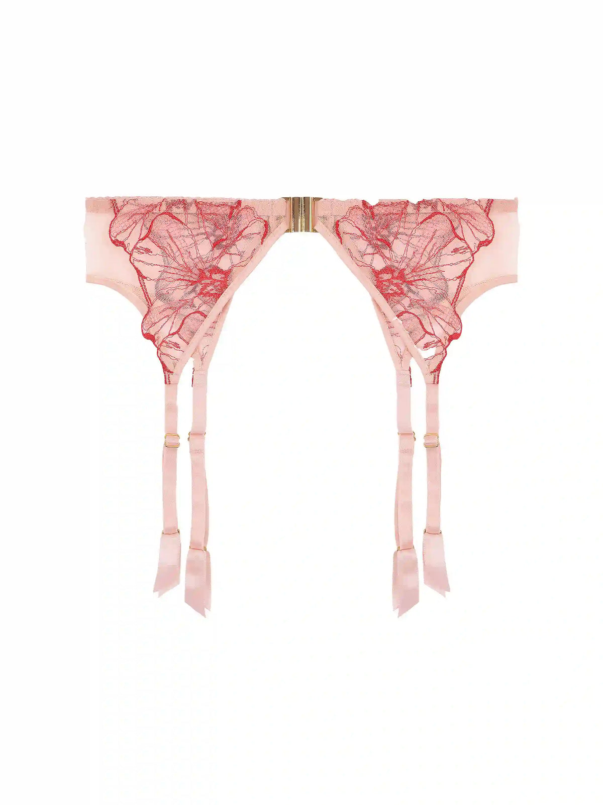 hot pink garter belt Agent Provocateur Pink Lorna Garter Belt In 673442 Hot Pink/turq