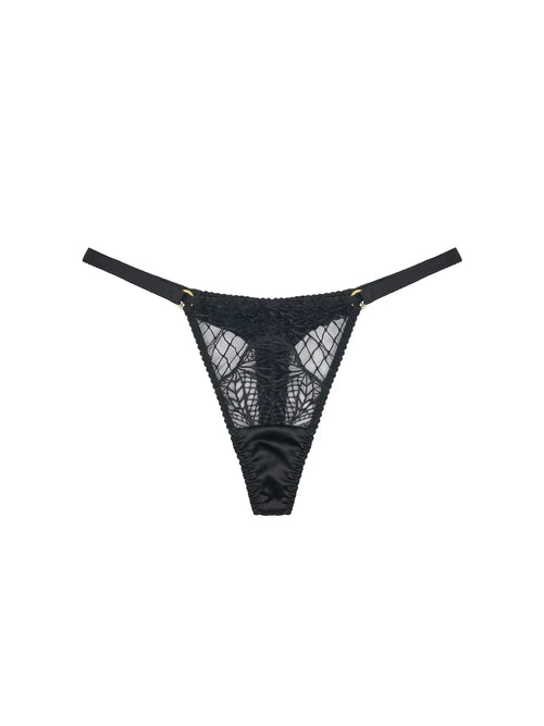 FleurOfEngland Roxy Silk Strap Thong