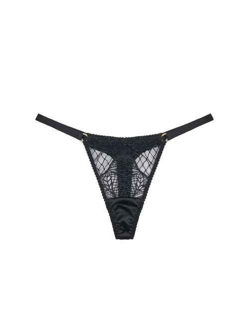 FleurOfEngland Roxy Silk Strap Thong