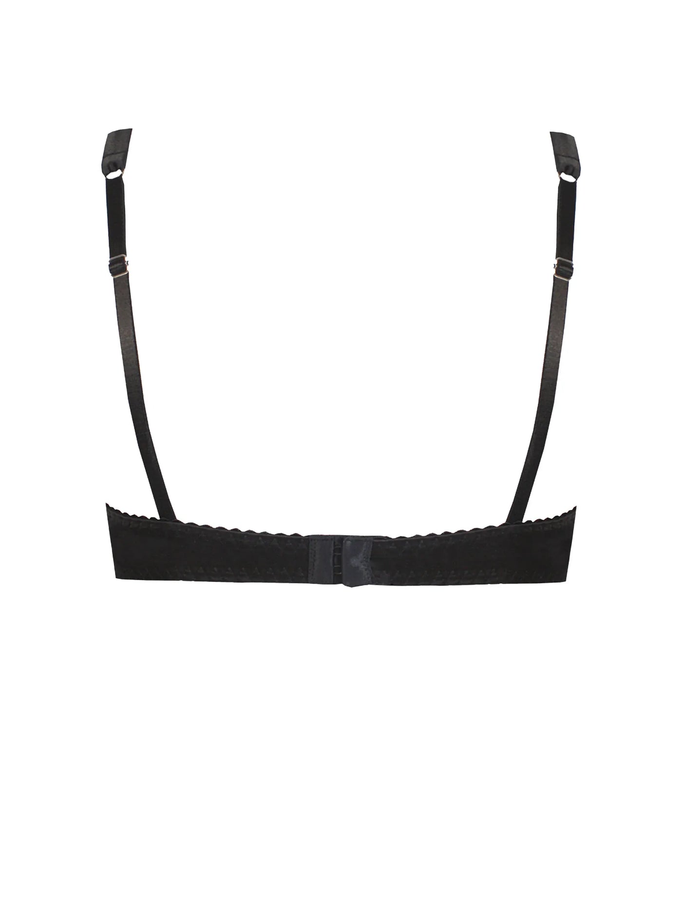 FleurOfEngland Signature Lace Balcony Bra - Black