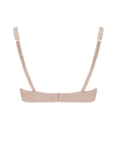 FleurOfEngland Signature Lace Balcony Bra - Blush