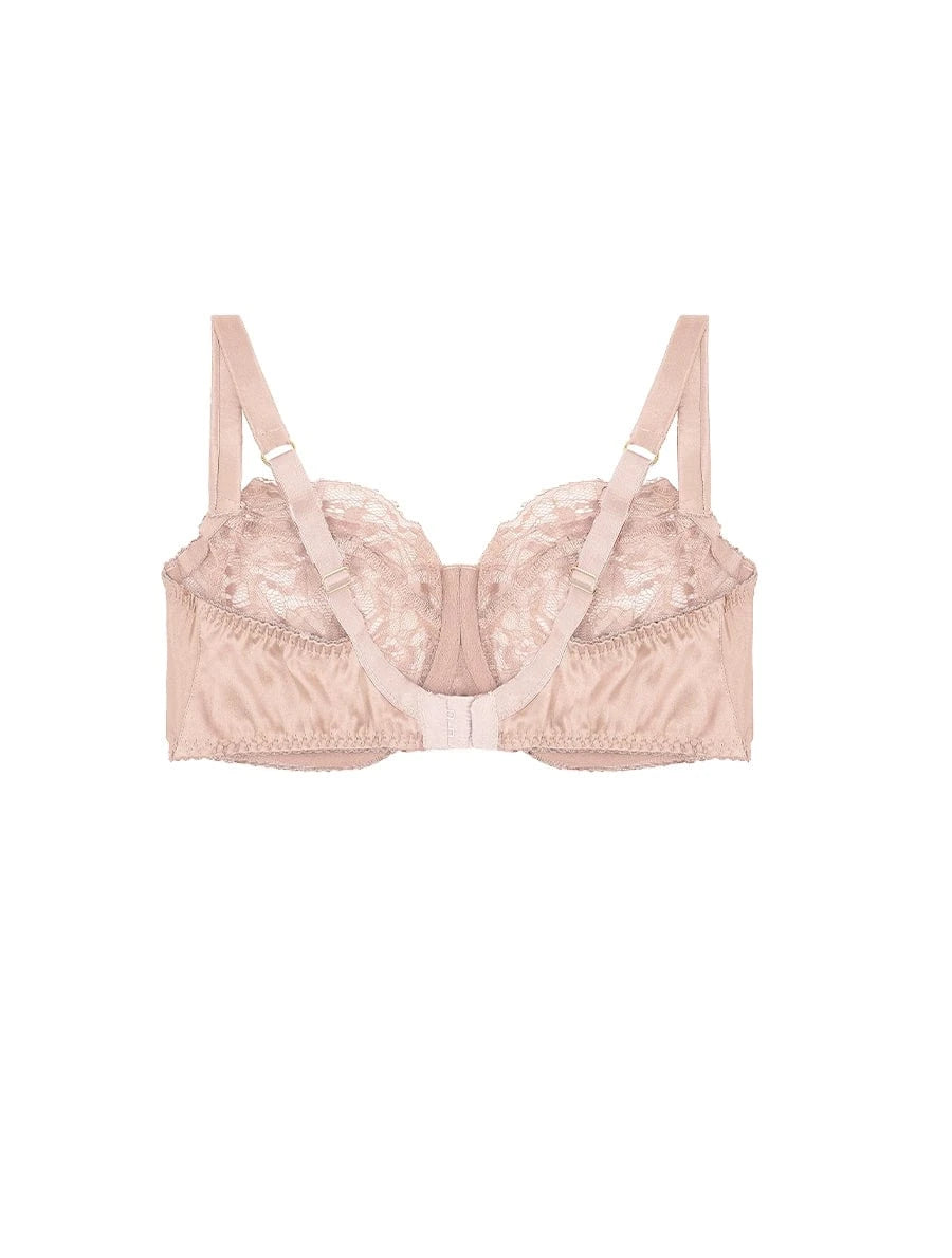 FleurOfEngland Signature Lace Balcony Bra Curve - Blush