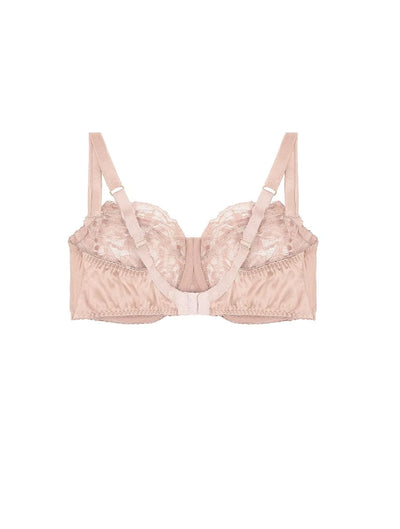 FleurOfEngland Signature Lace Balcony Bra Curve - Blush
