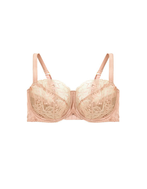 FleurOfEngland Signature Lace Balcony Bra Curve - Blush