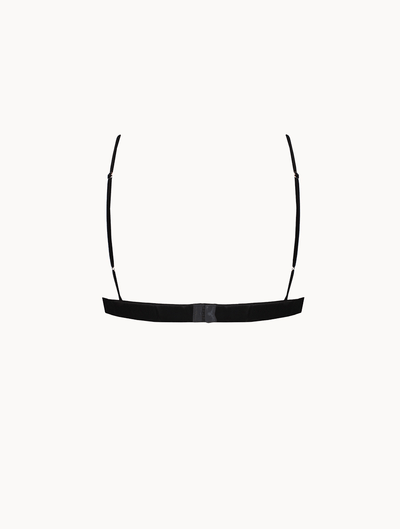 FleurOfEngland Signature Lace Boudoir Bra - Black