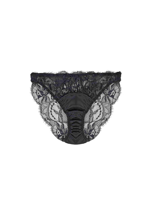 FleurOfEngland Signature Lace Brief - Black