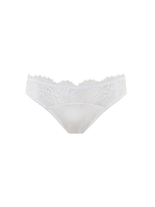 FleurOfEngland Signature Lace Brief - White