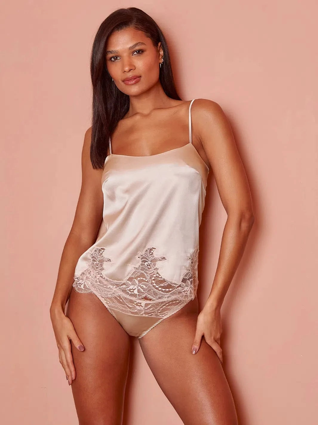 FleurOfEngland Signature Silk Camisole - Blush