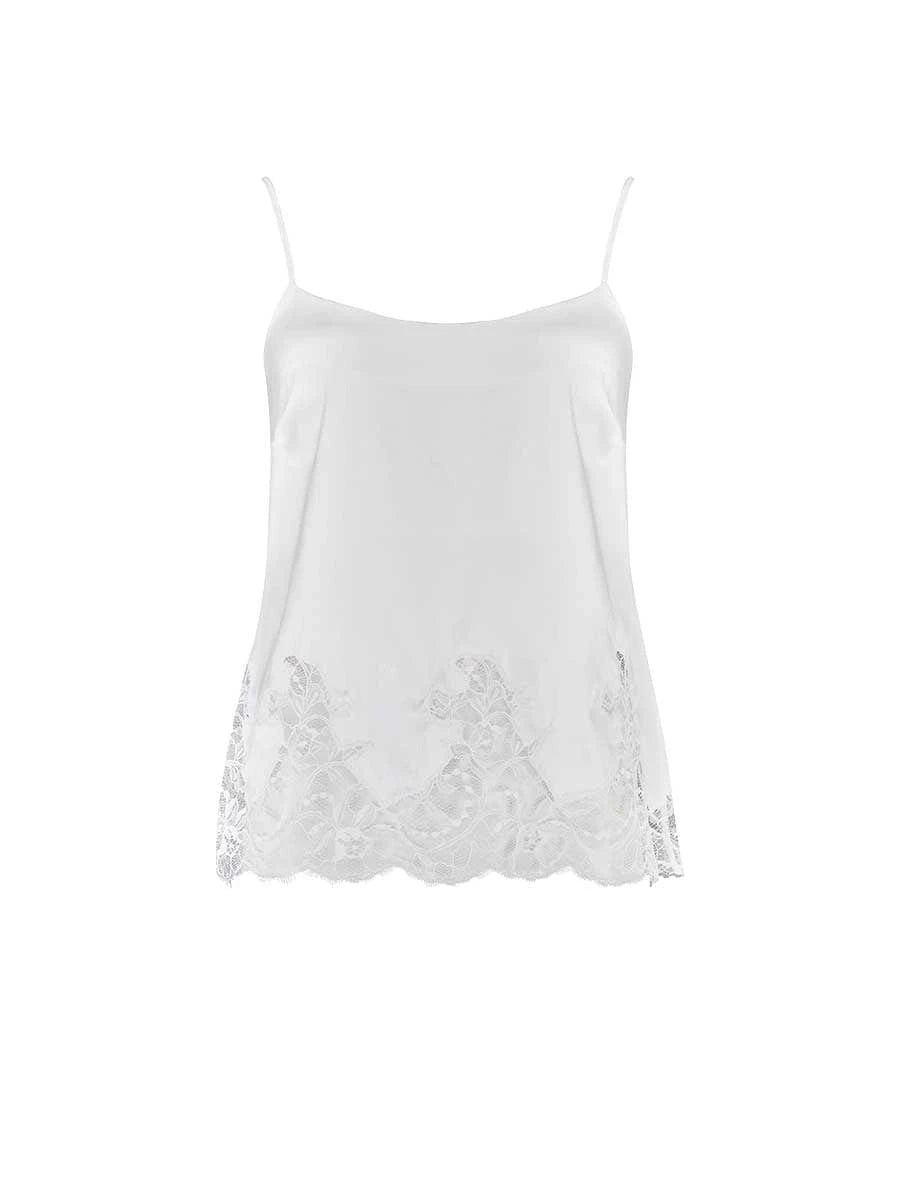FleurOfEngland Signature Silk Camisole - White