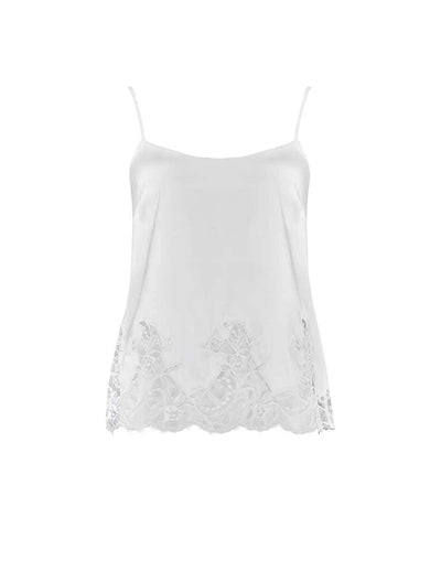 FleurOfEngland Signature Silk Camisole - White