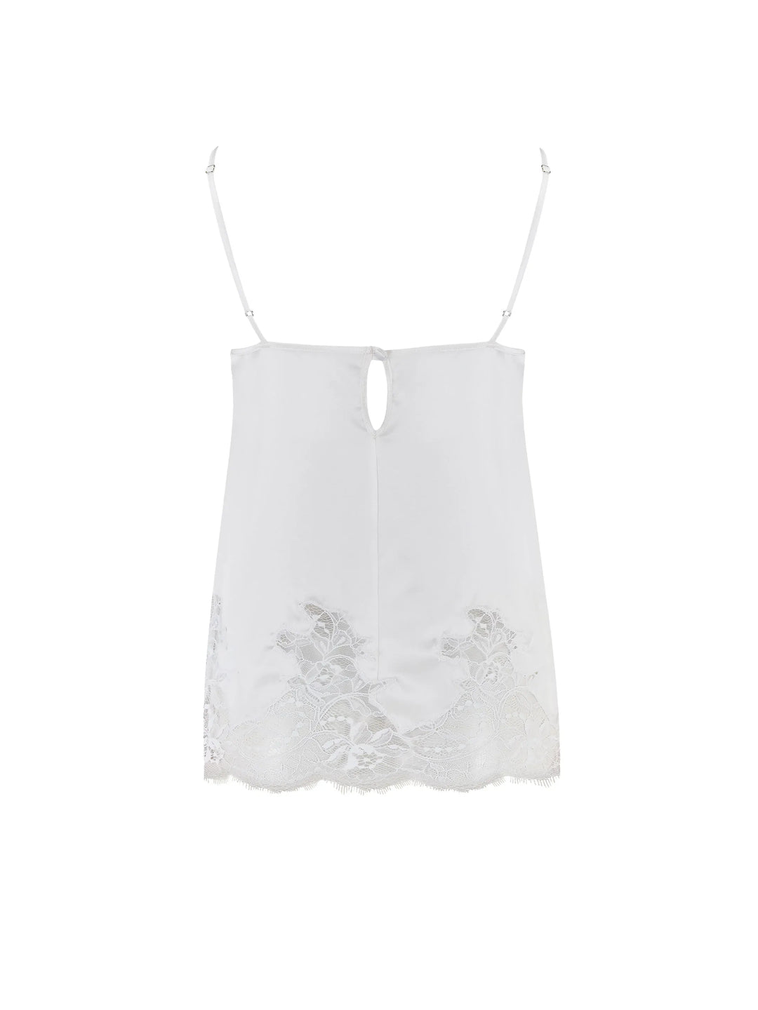 White Luxury Silk Camisole – Fleur of England