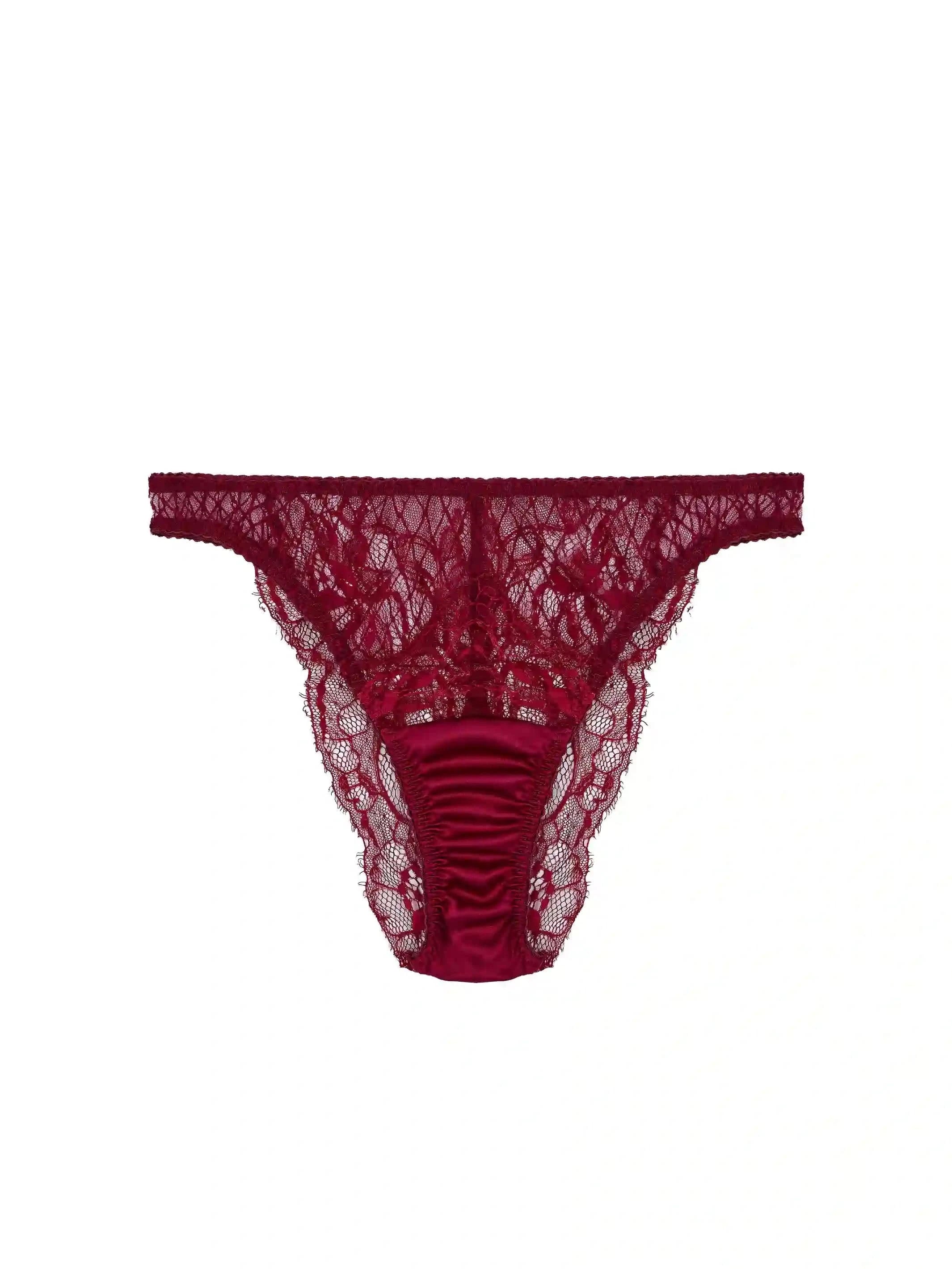 Simone Red Brazilian Brief – Fleur of England