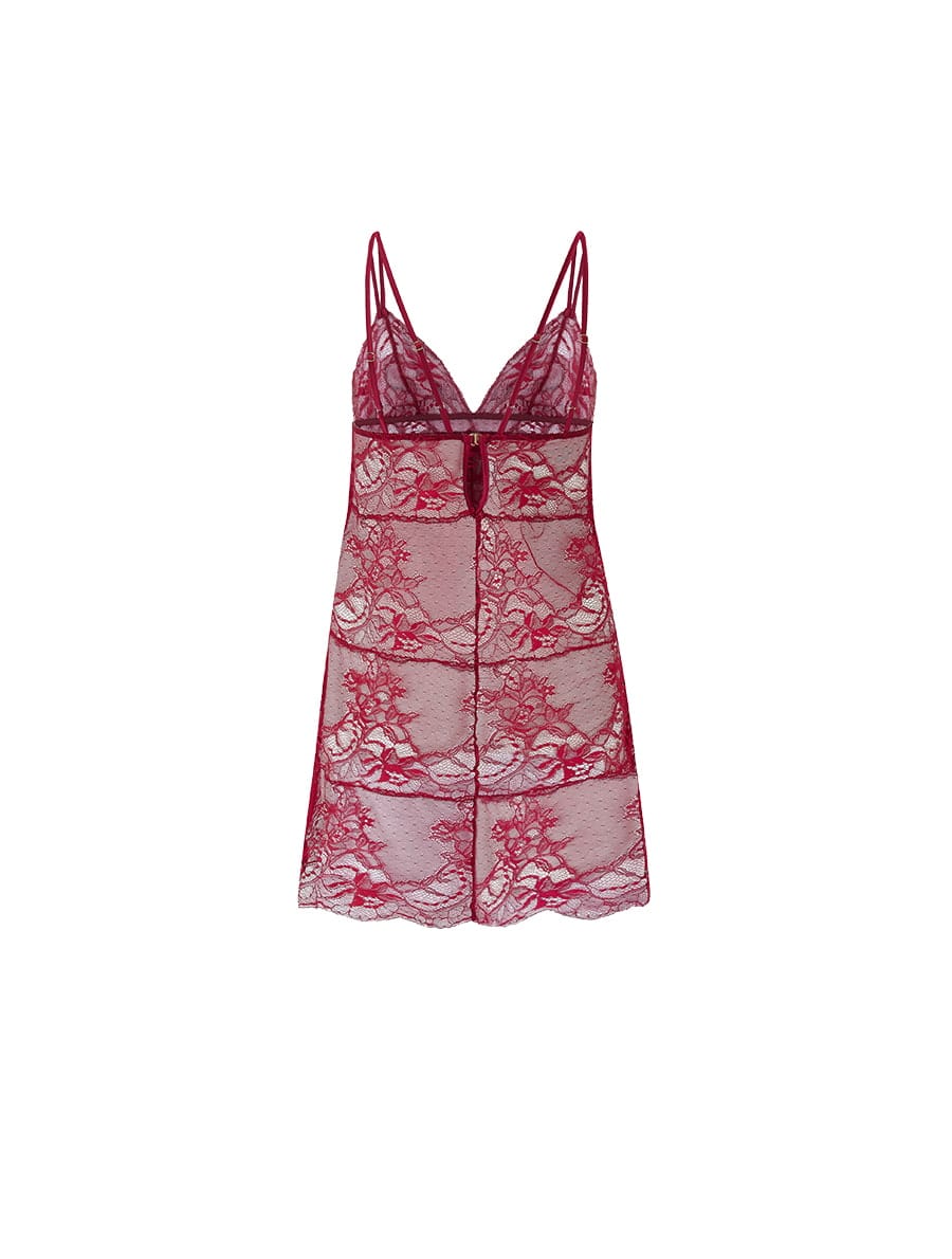 FleurOfEngland Simone Red Lace Babydoll