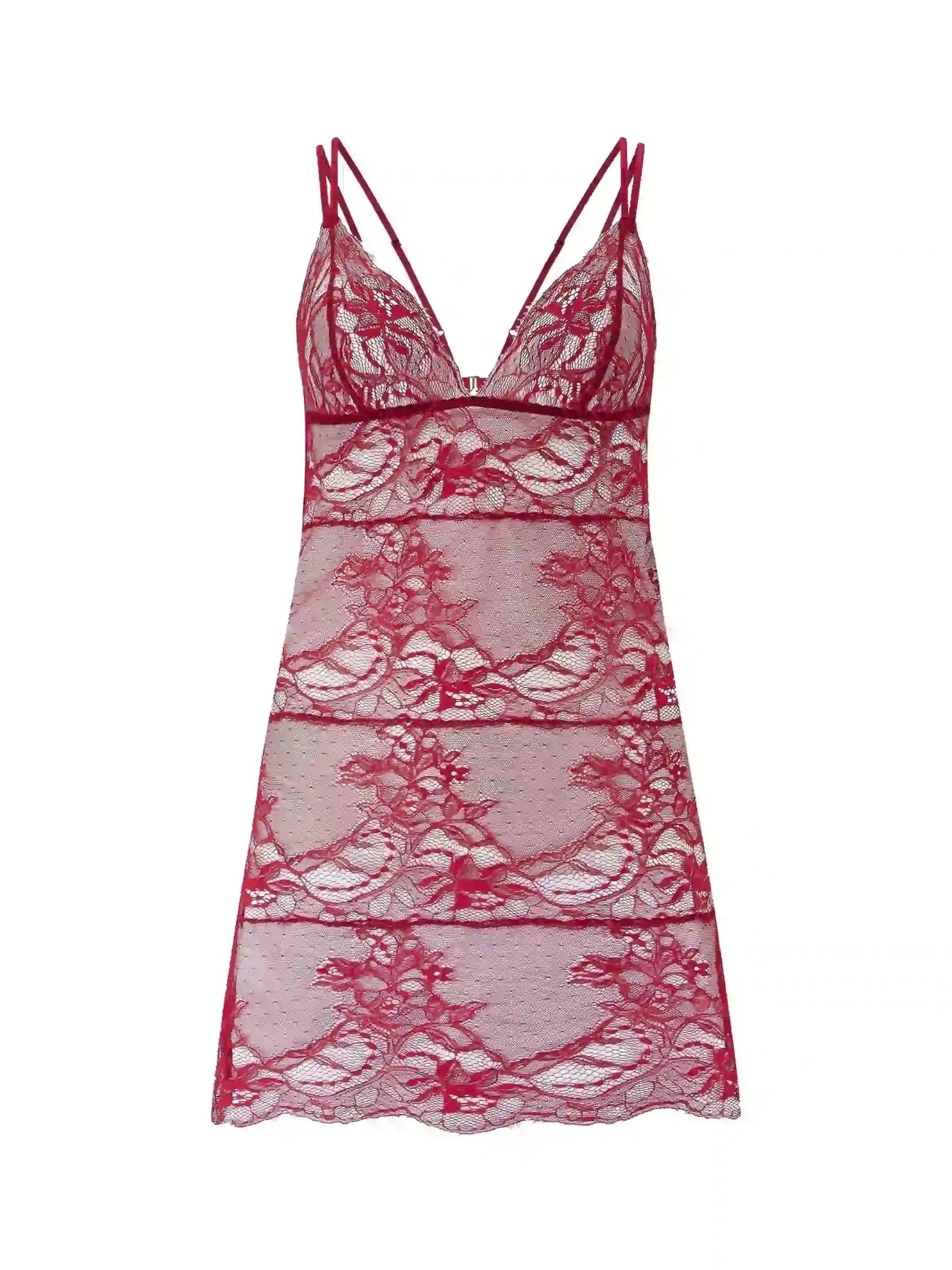 FleurOfEngland Simone Red Lace Babydoll