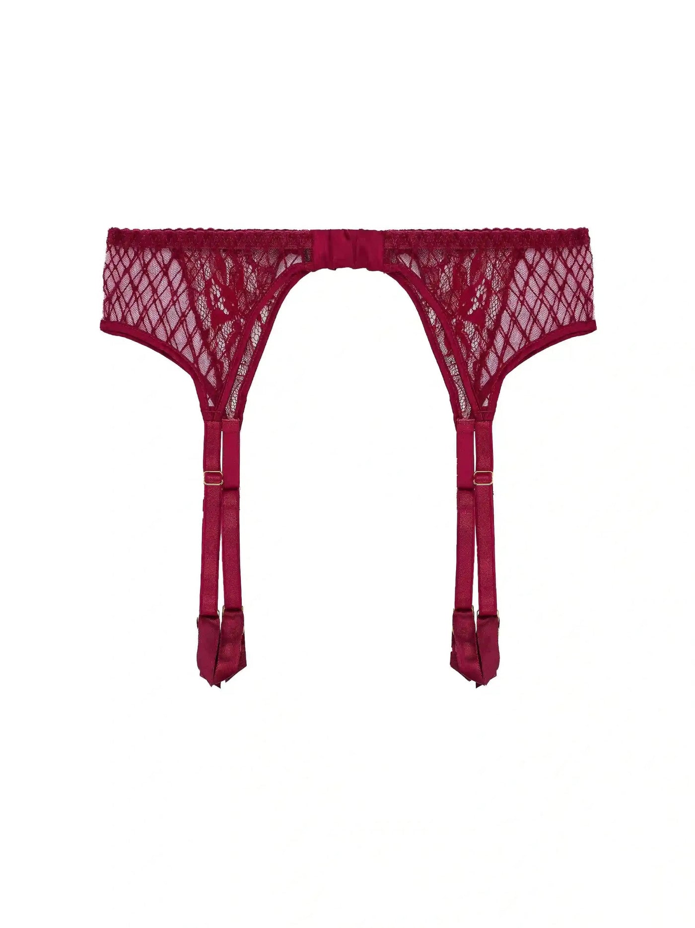 FleurOfEngland Simone Red Suspender Belt