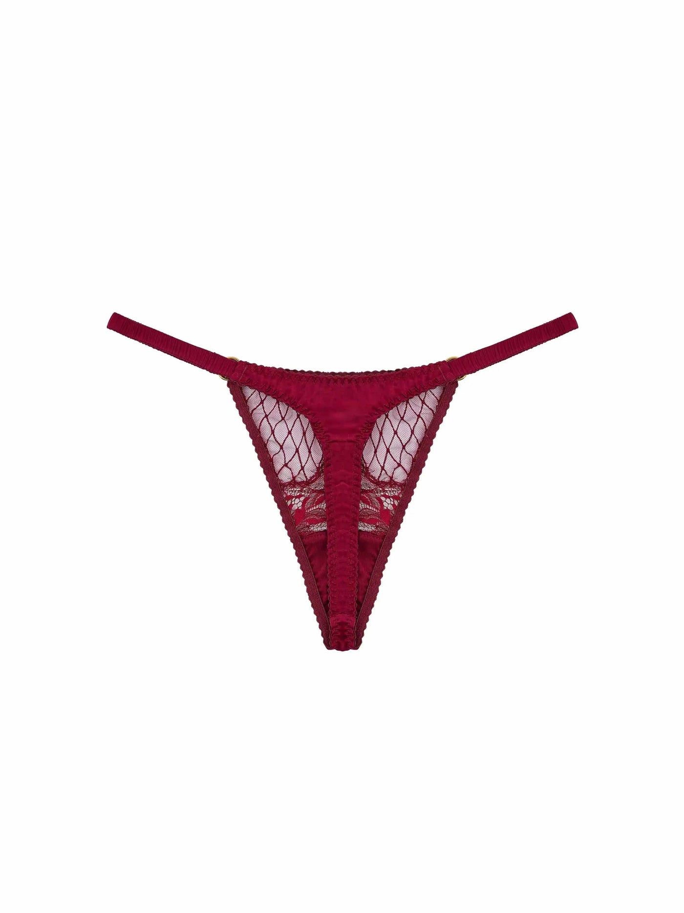 FleurOfEngland Simone Silk & Lace Thong
