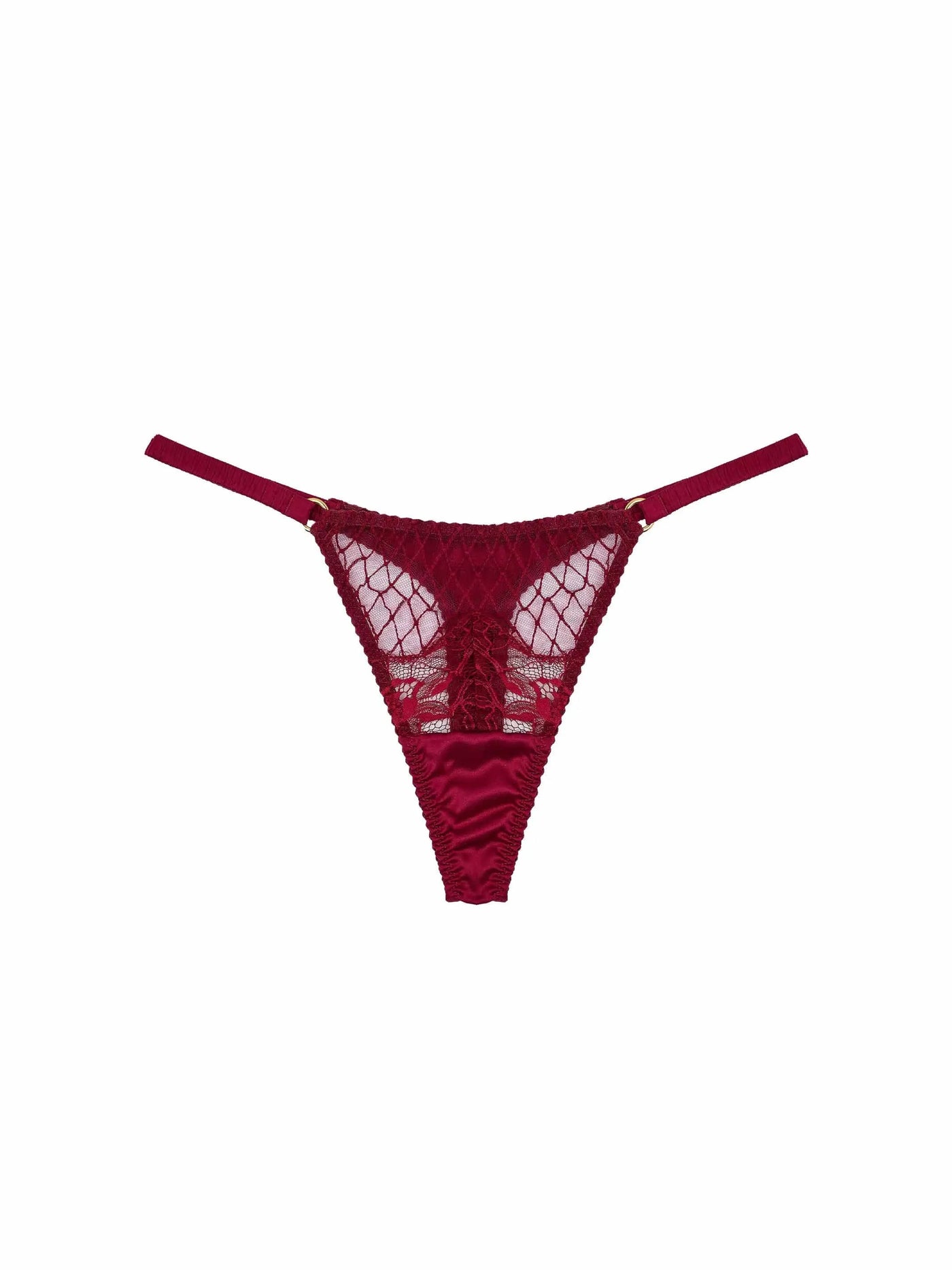 FleurOfEngland Simone Silk & Lace Thong