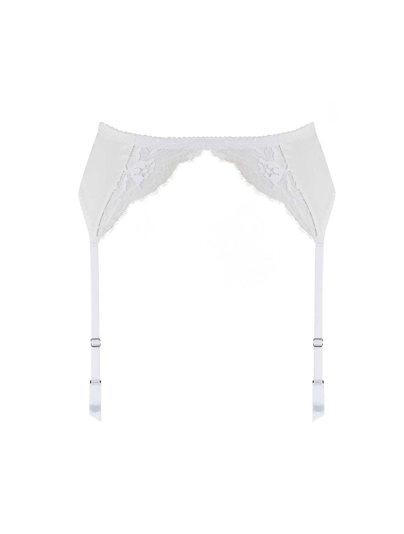 Signature Suspender Belt - White – Fleur of England