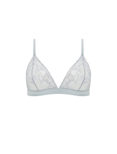 Front of Fleur of England boudoir bra from the Sigrid collection.