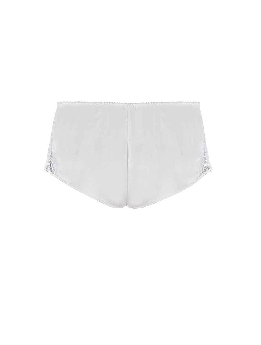 White Lace french Knickers - White panties - White lace short